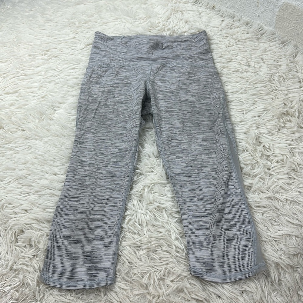 Lululemon Train Times Crop (17") Wee Are From Space Ice Grey Alpine White
